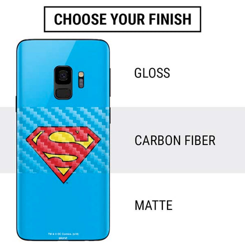 DC Comics Superman Official Logo Galaxy S9 Skin